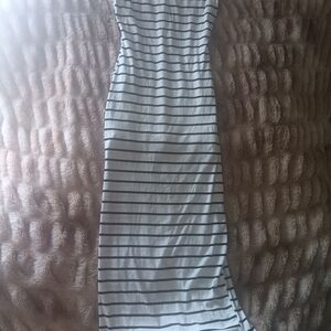 Striped Sleeveless Maxi Dress